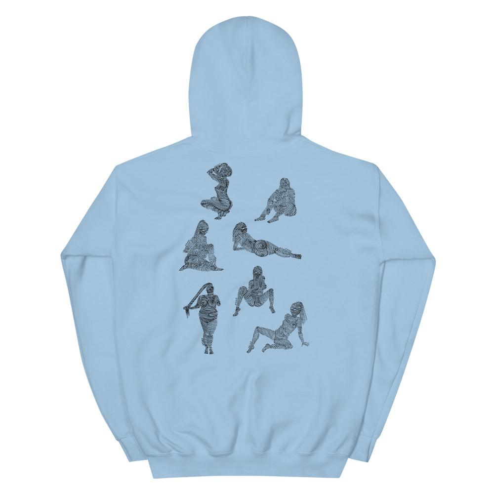 " 2/7 Deadly sins " Front and back Print Unisex Hoodie
