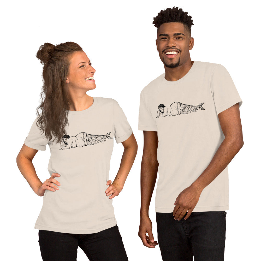 " Pizza Mermaid " Short-Sleeve Unisex T-Shirt