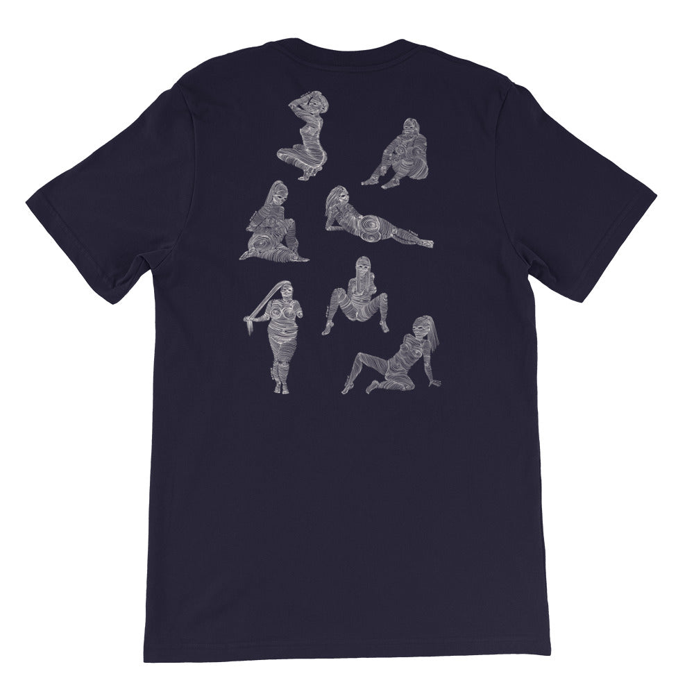 " 1/7 Deadly sins " Front and back Print Dark Short-Sleeve Unisex T-Shirt