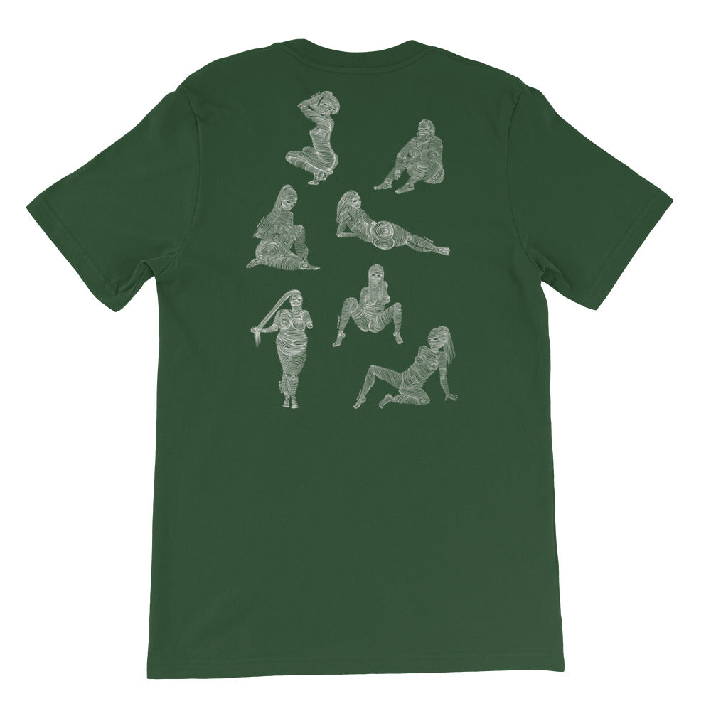 " 5/7 Deadly sins " Front and back Print Dark Short-Sleeve Unisex T-Shirt