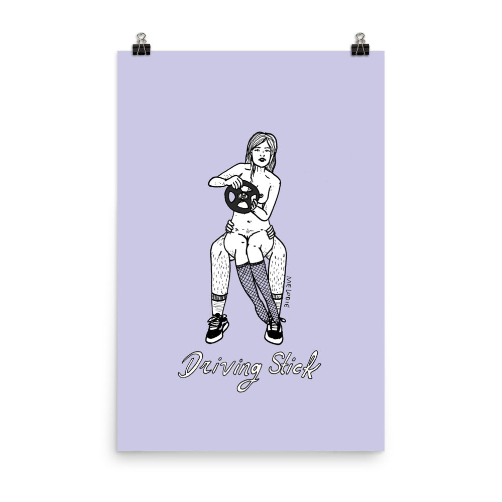 " Driving Stick " Print / Poster
