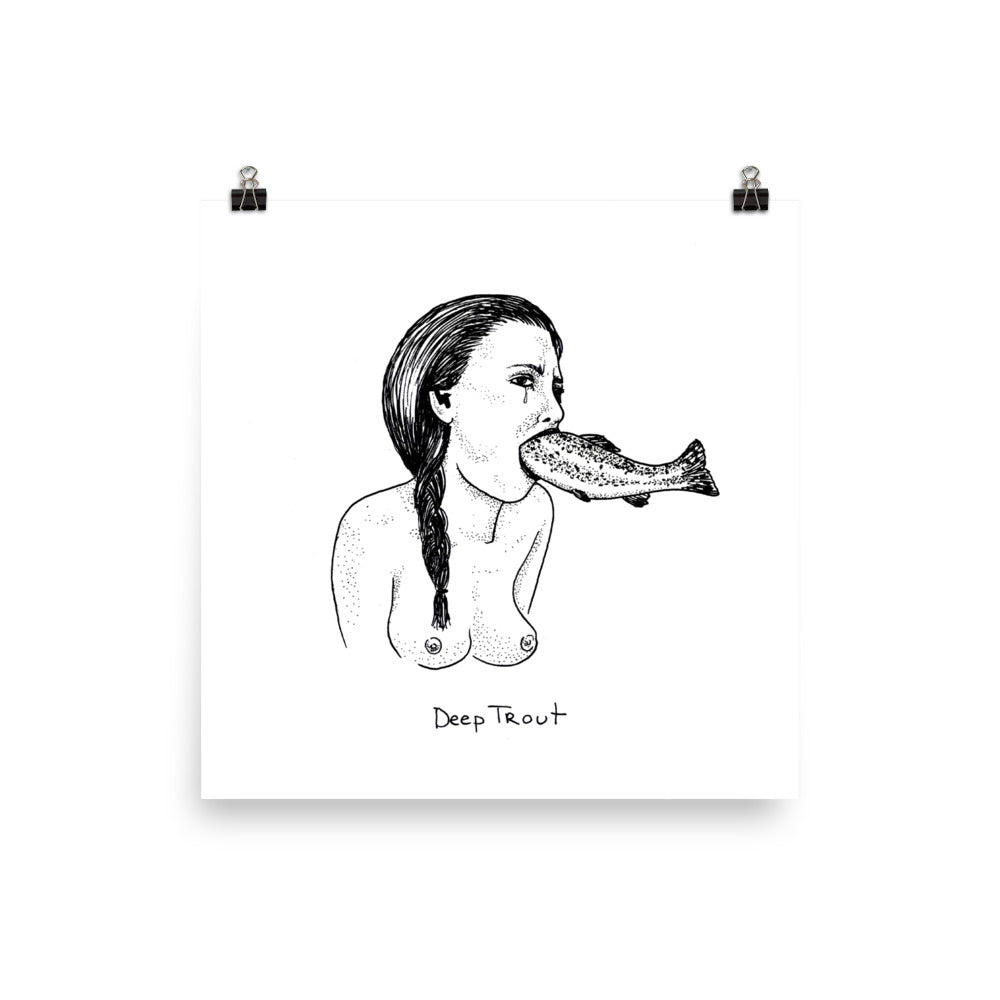 " Deep Trout " Print / Poster
