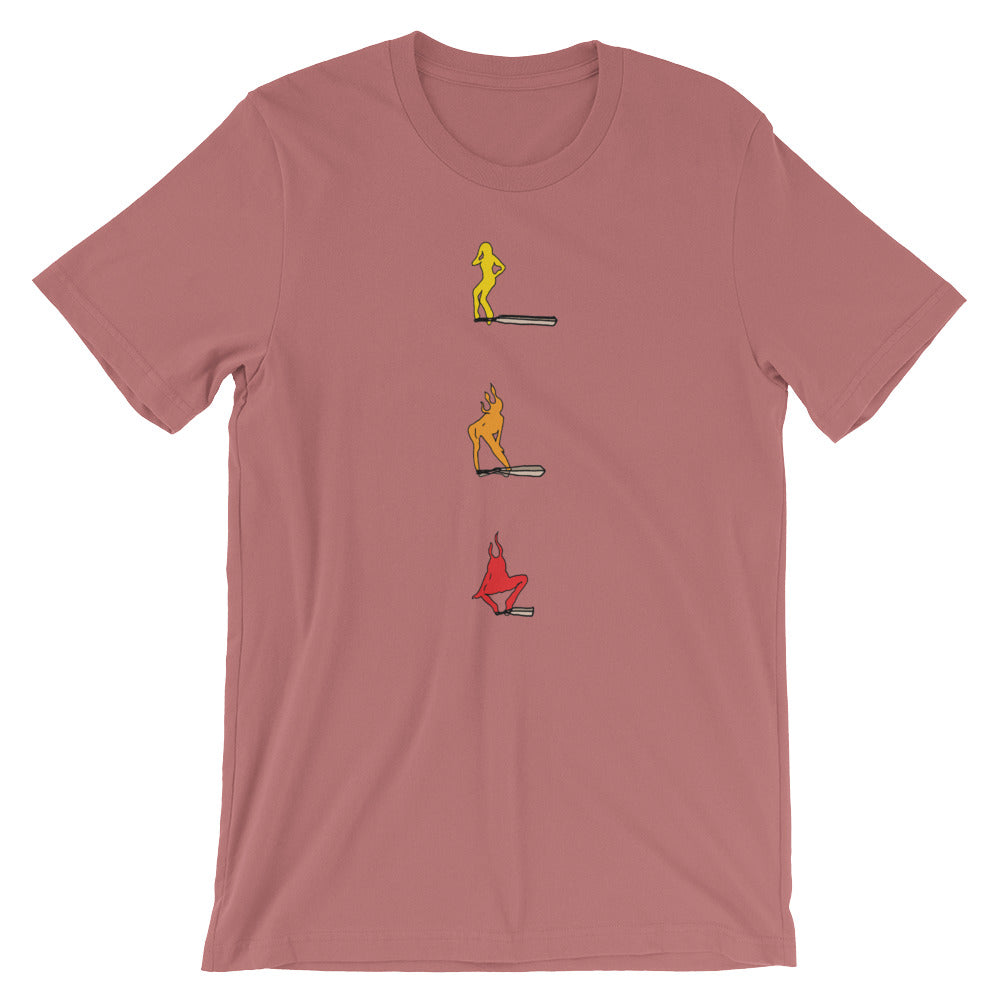 " playing with fire " Short-Sleeve Unisex T-Shirt