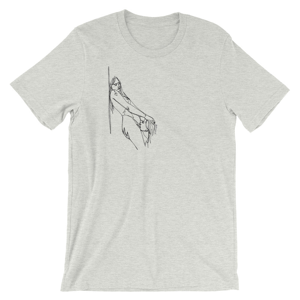 " Happy Meal " Front And Back Print. Unisex Short Sleeve Jersey T-Shirt with Tear Away Label