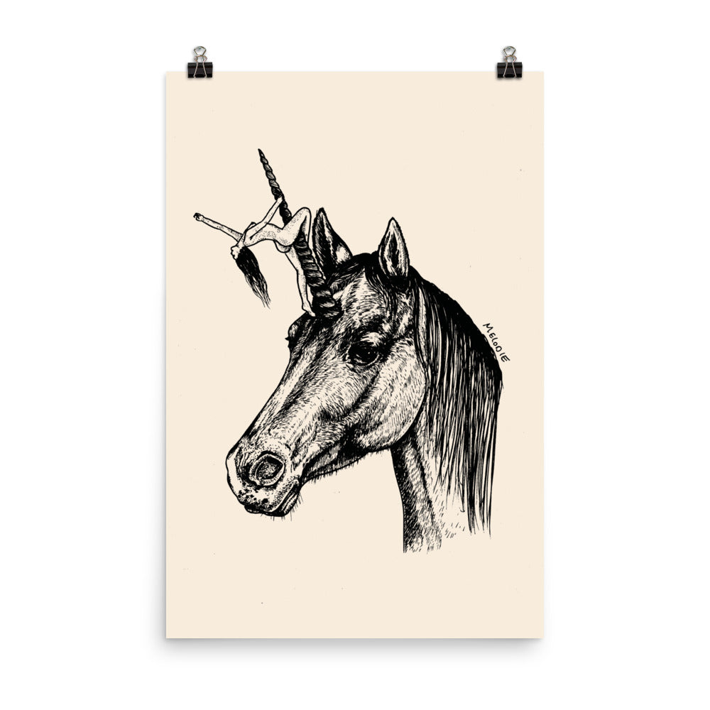 " La Licorne " Print / Poster