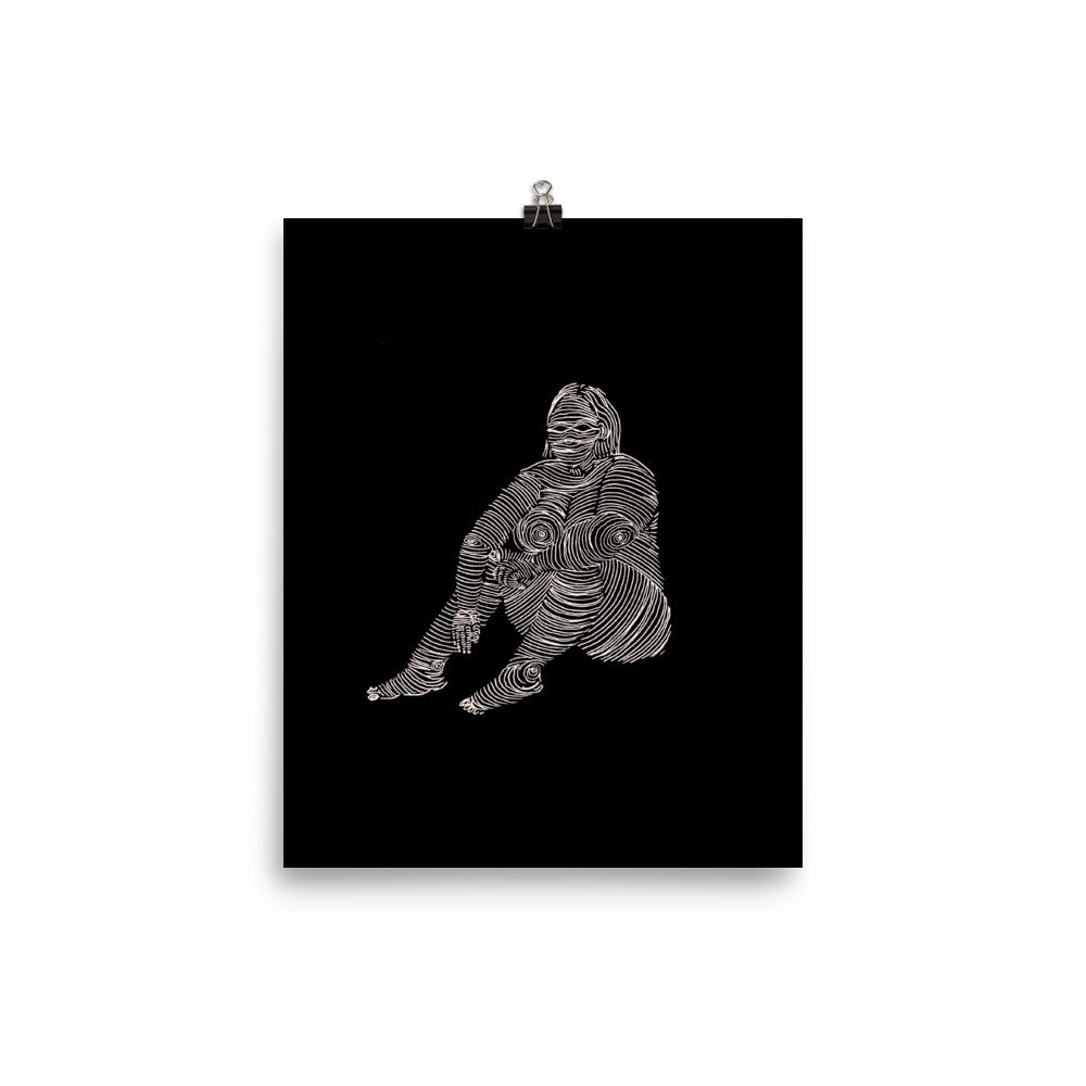 " 5/7 Deadly sins " White Ink, Print/Poster