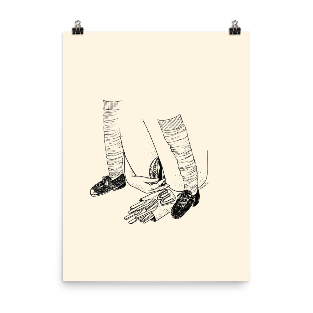 " Burger " Print / Poster