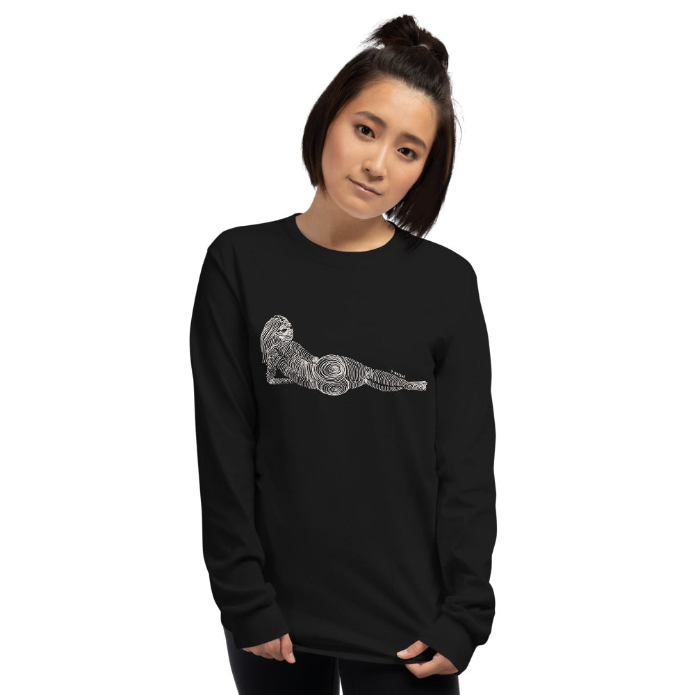 " 3/7 Deadly sins " Front and back Print Dark Unisex’s Long Sleeve Shirt