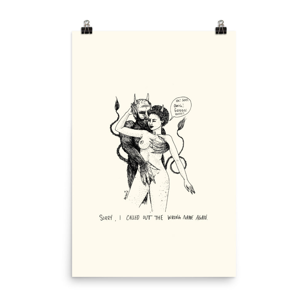 " Wrong Name " Print / Poster