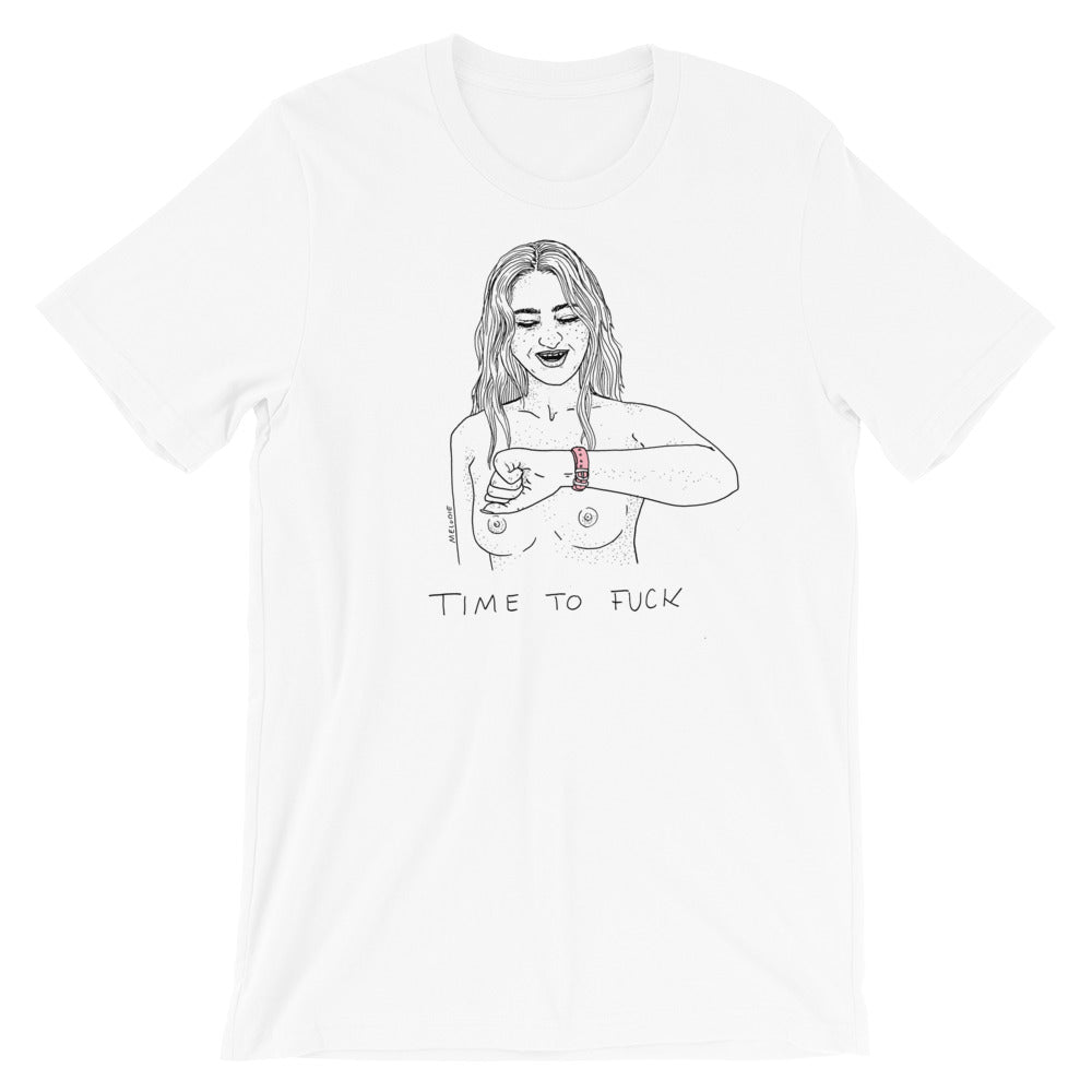 " Time To Fuck "  Short-Sleeve Unisex T-Shirt
