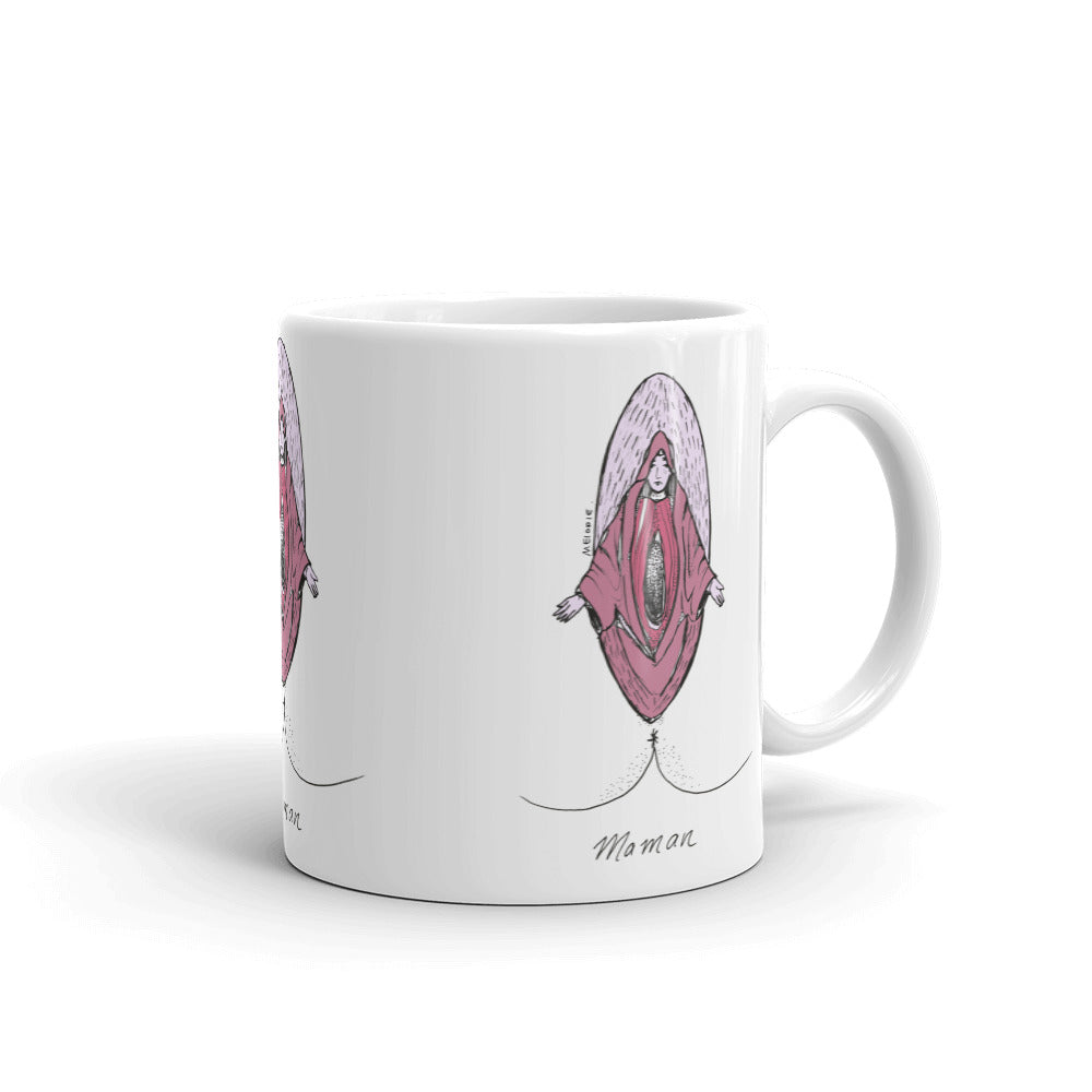 " Ave Vagina " White Glossy Mug