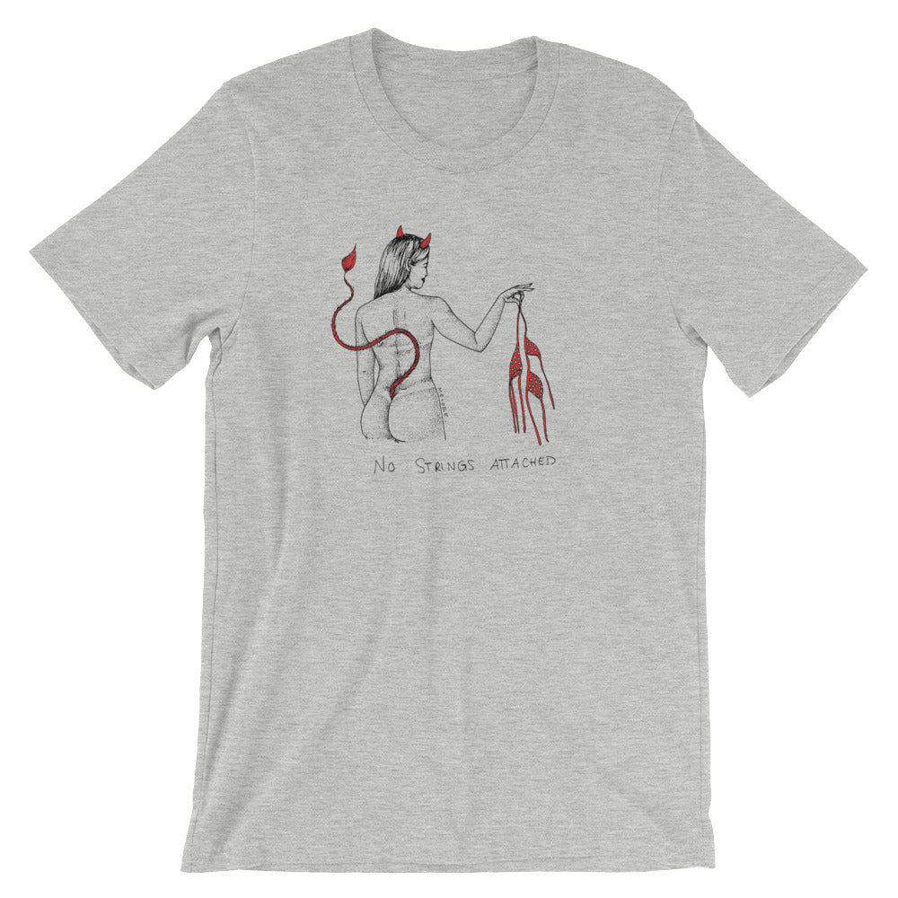 " No Strings Attached " Short-Sleeve Unisex T-Shirt