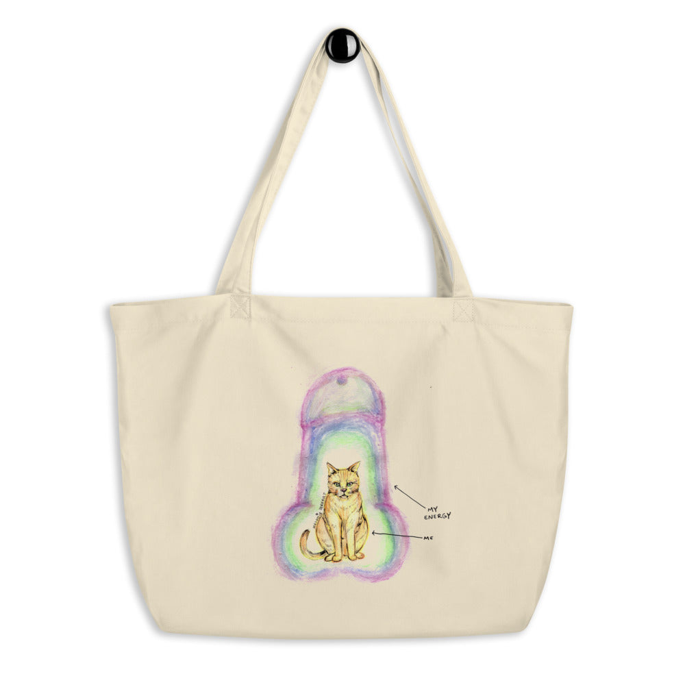 " Big Dick Energy " Large organic tote bag