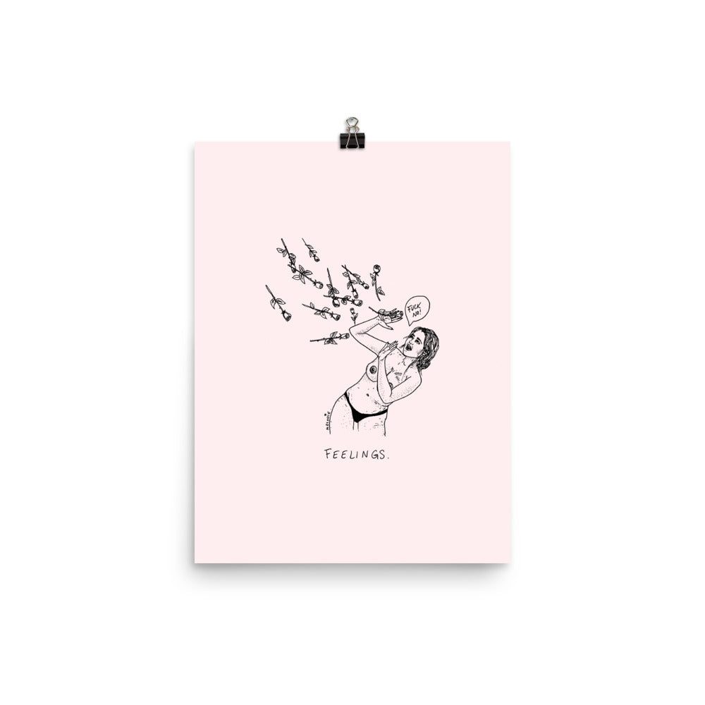 " Feelings, Fuck No " Print / Poster