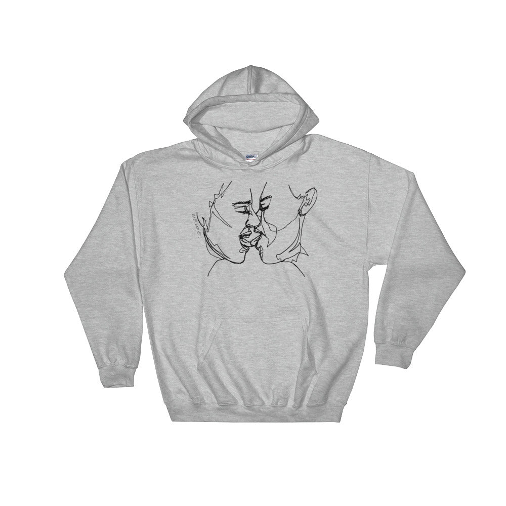 " Baby Pink " Hooded Sweatshirt