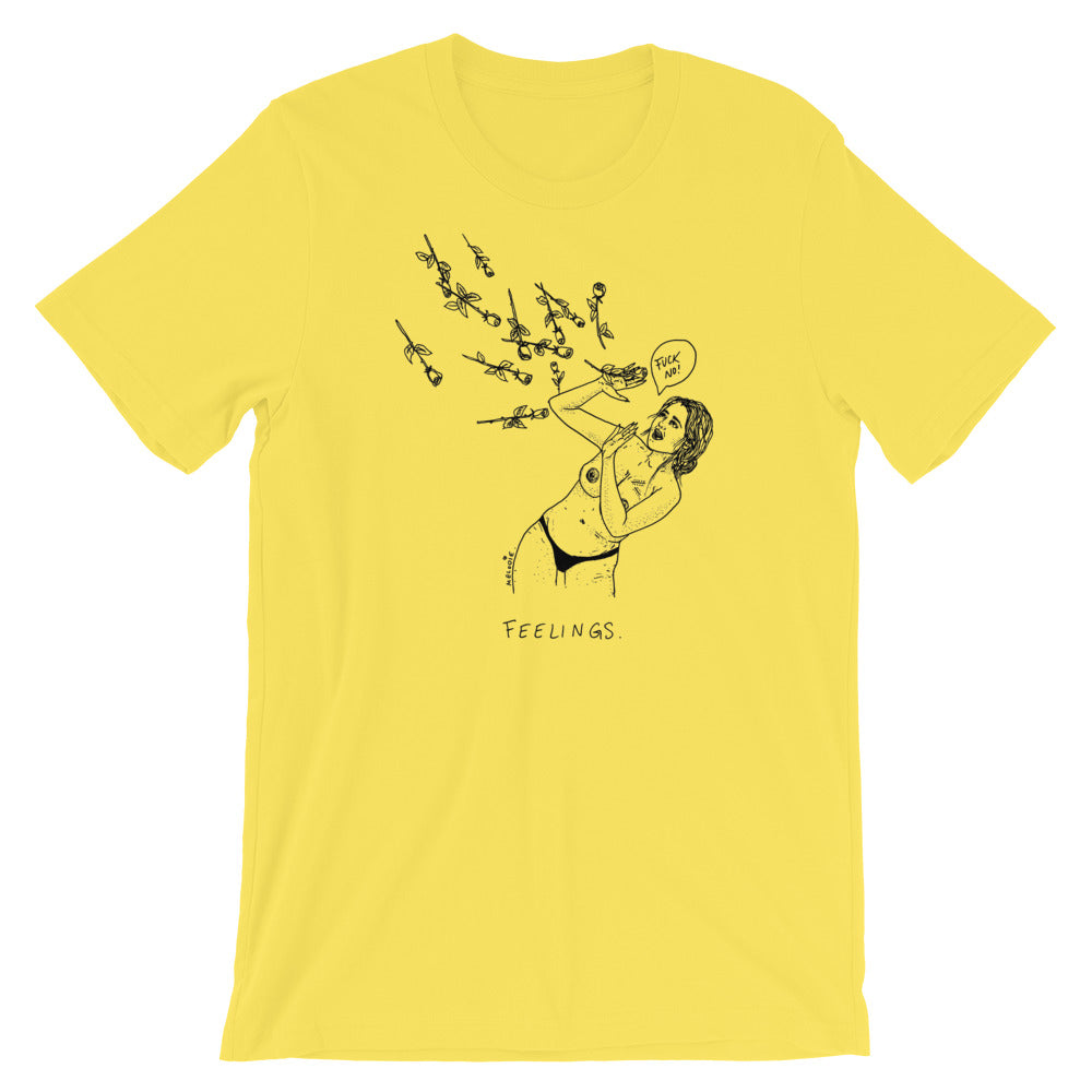 " Feelings, Fuck No " Short-Sleeve Unisex T-Shirt