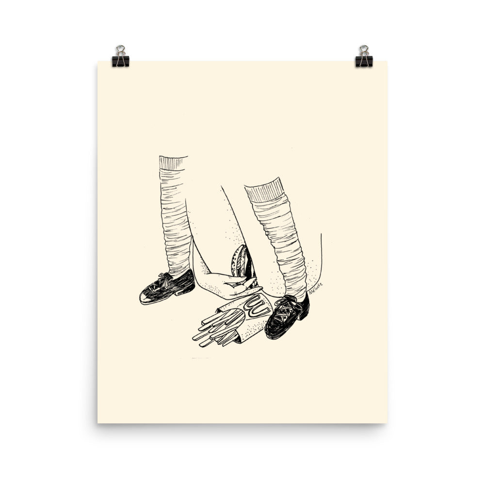 " Burger " Print / Poster