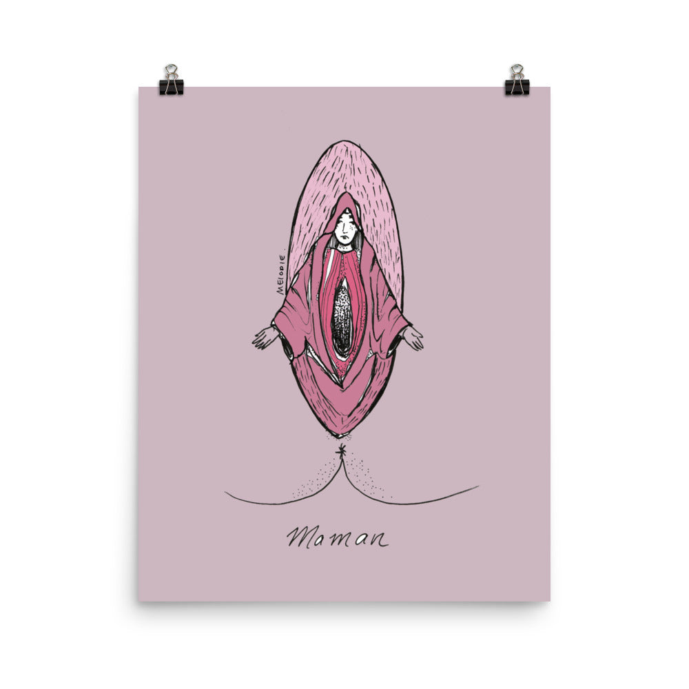 " Ave Vagina " Enhanced Matte Paper Poster / Print (in)
