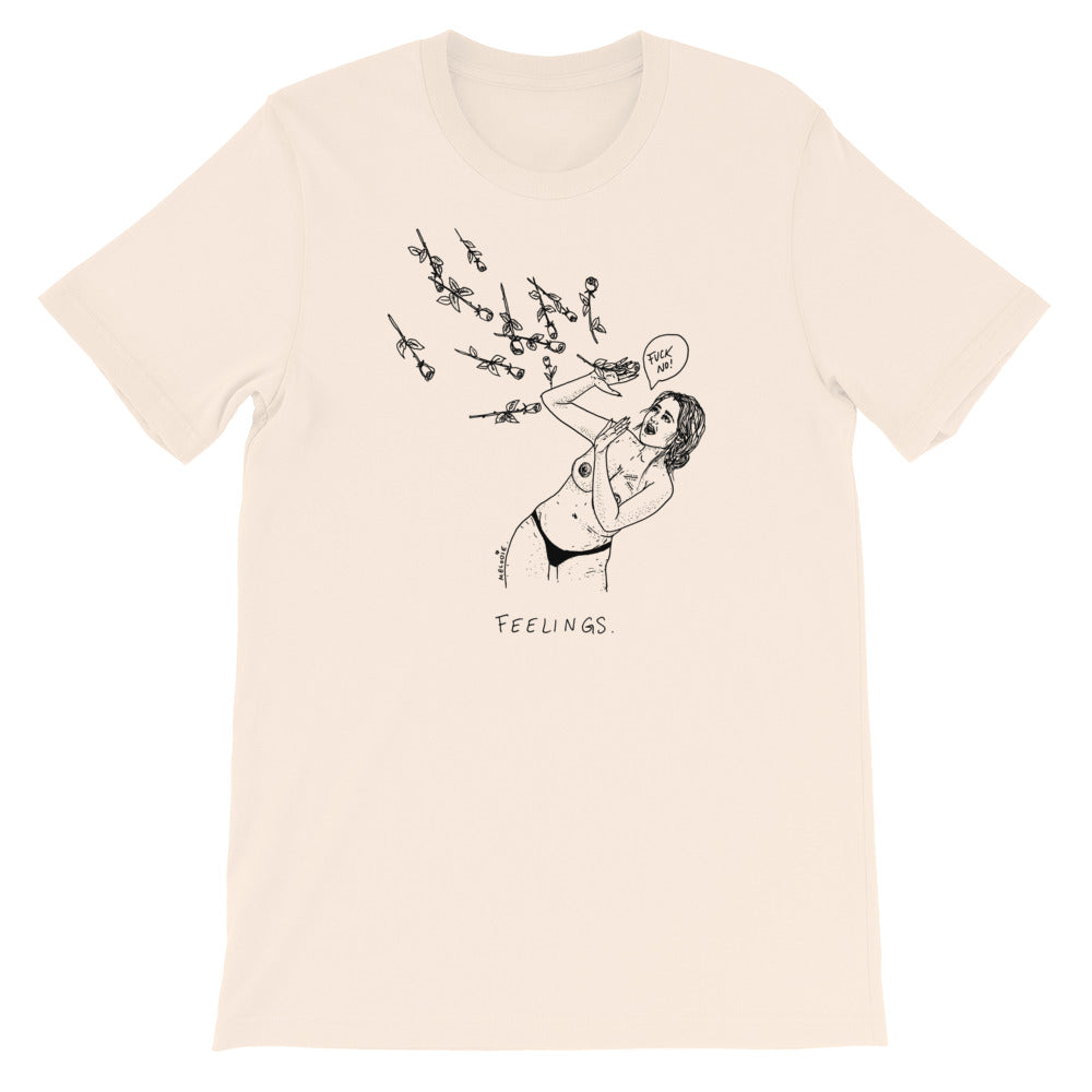 " Feelings, Fuck No " Short-Sleeve Unisex T-Shirt