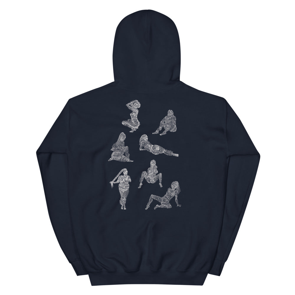 " 1/7 Deadly sins " Front and back Print Dark Unisex Hoodie