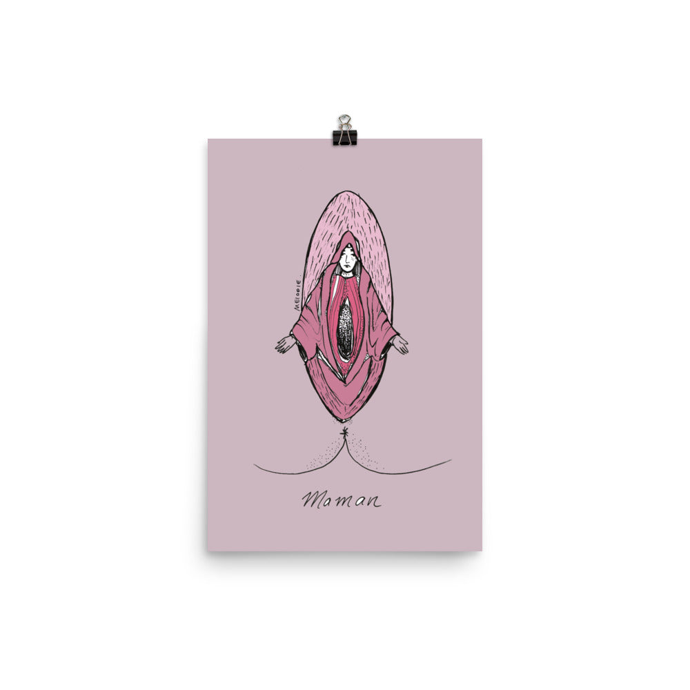 " Ave Vagina " Enhanced Matte Paper Poster / Print (in)