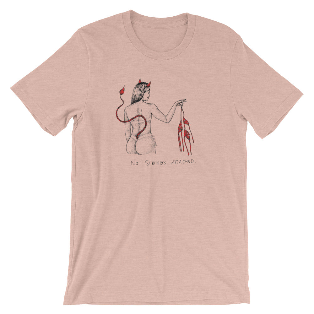 " No Strings Attached " Short-Sleeve Unisex T-Shirt