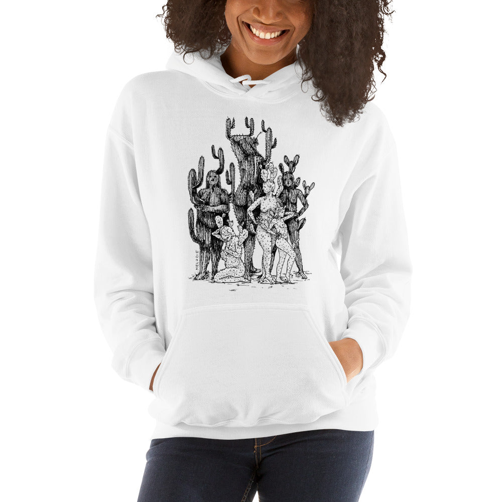 " All Shapes And Forms " Unisex Hooded Sweatshirt