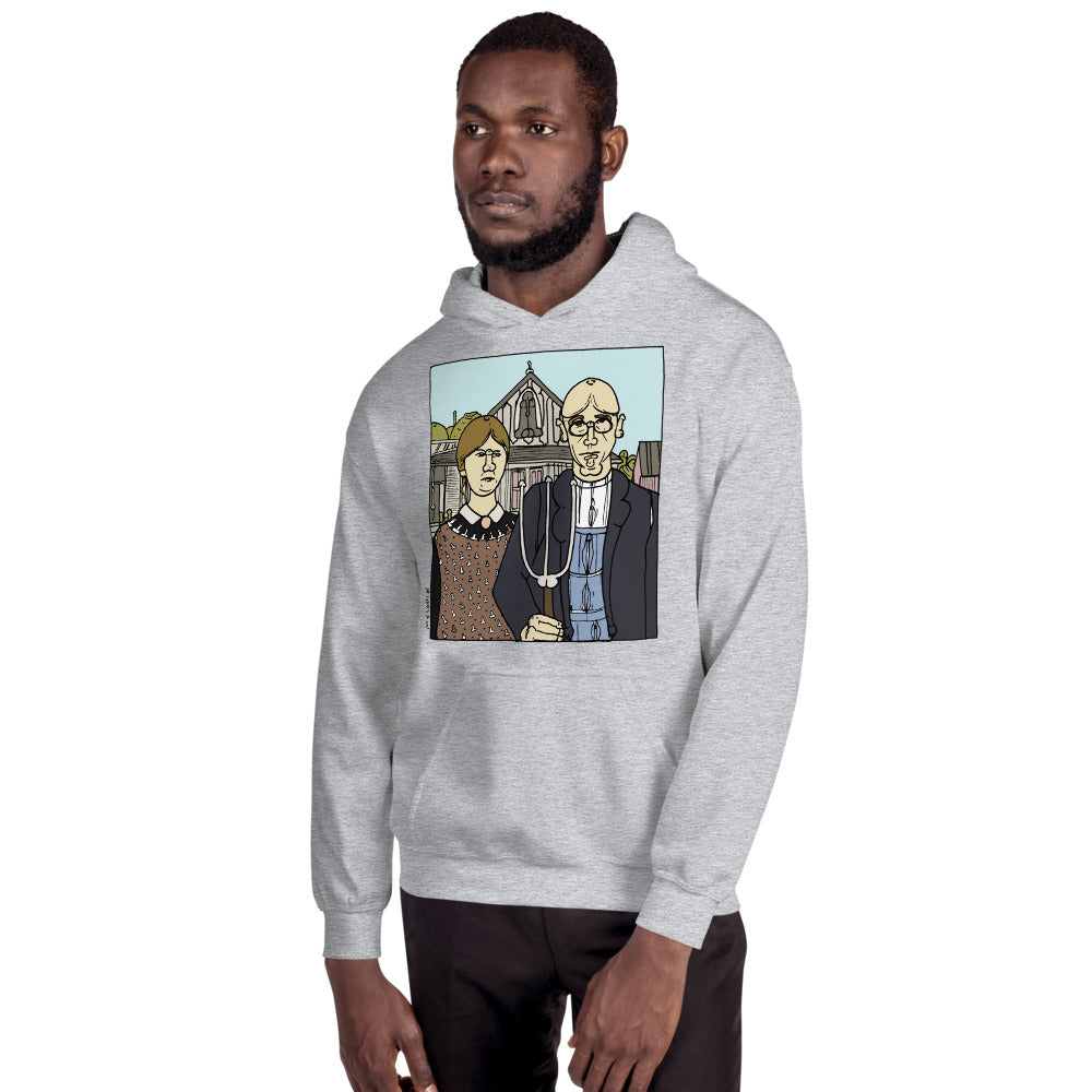 " Grant Wood " Unisex Hoodie