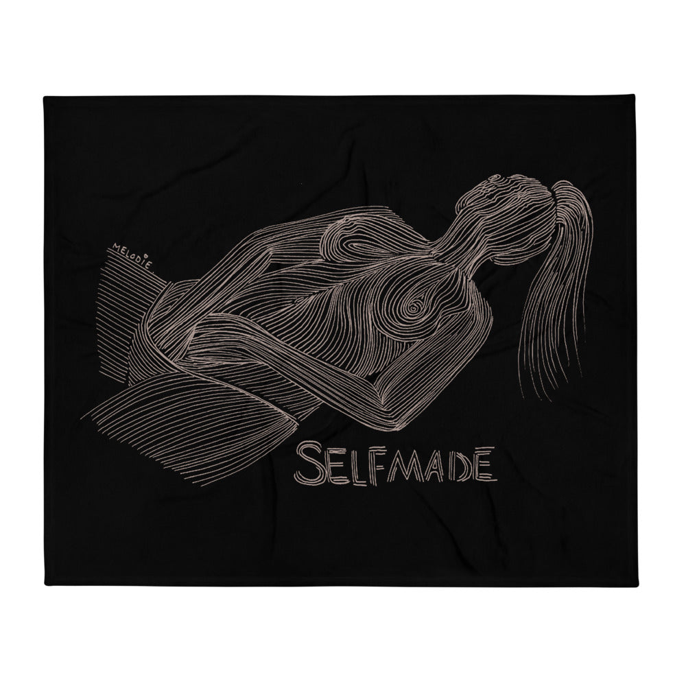 " SelfMade " Throw Blanket