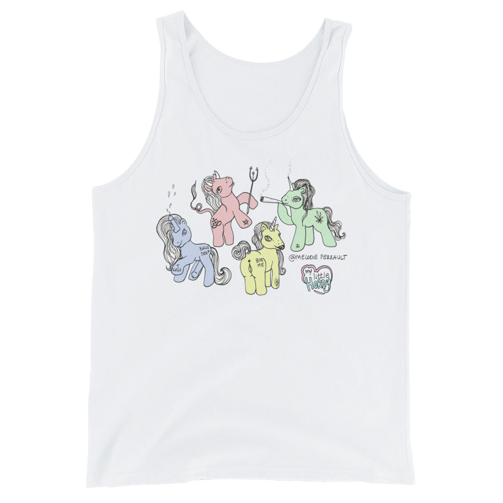 " My Little Horny " Unisex Tank Top