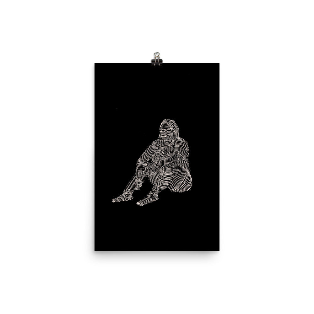 " 5/7 Deadly sins " White Ink, Print/Poster