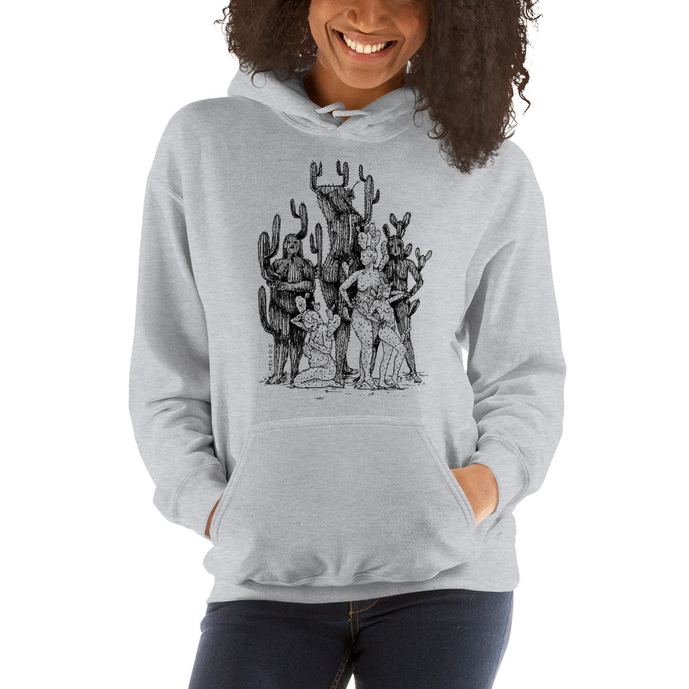 " All Shapes And Forms " Unisex Hooded Sweatshirt