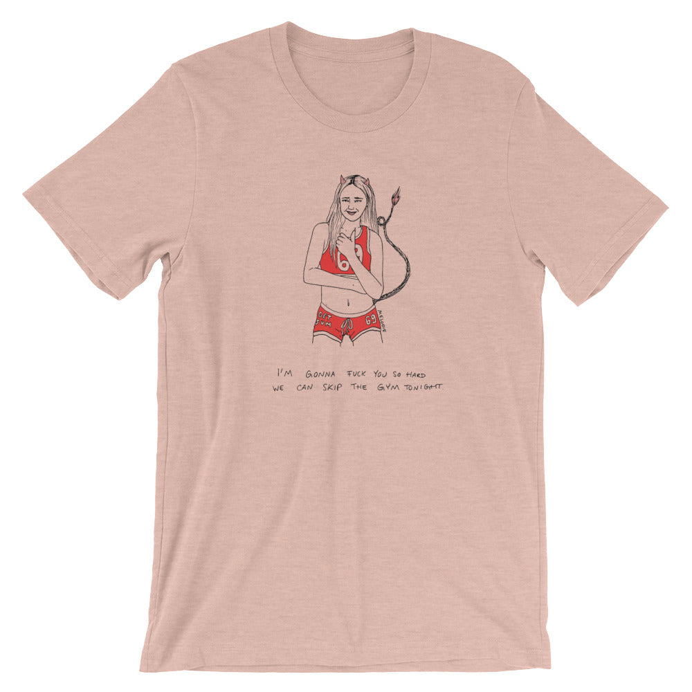 " Skip The Gym " Short-Sleeve Unisex T-Shirt