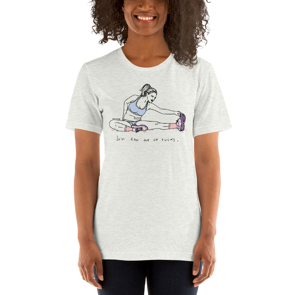" Just Ran Out Of Fuck ( Front & Back ) " Short-Sleeve Unisex T-Shirt