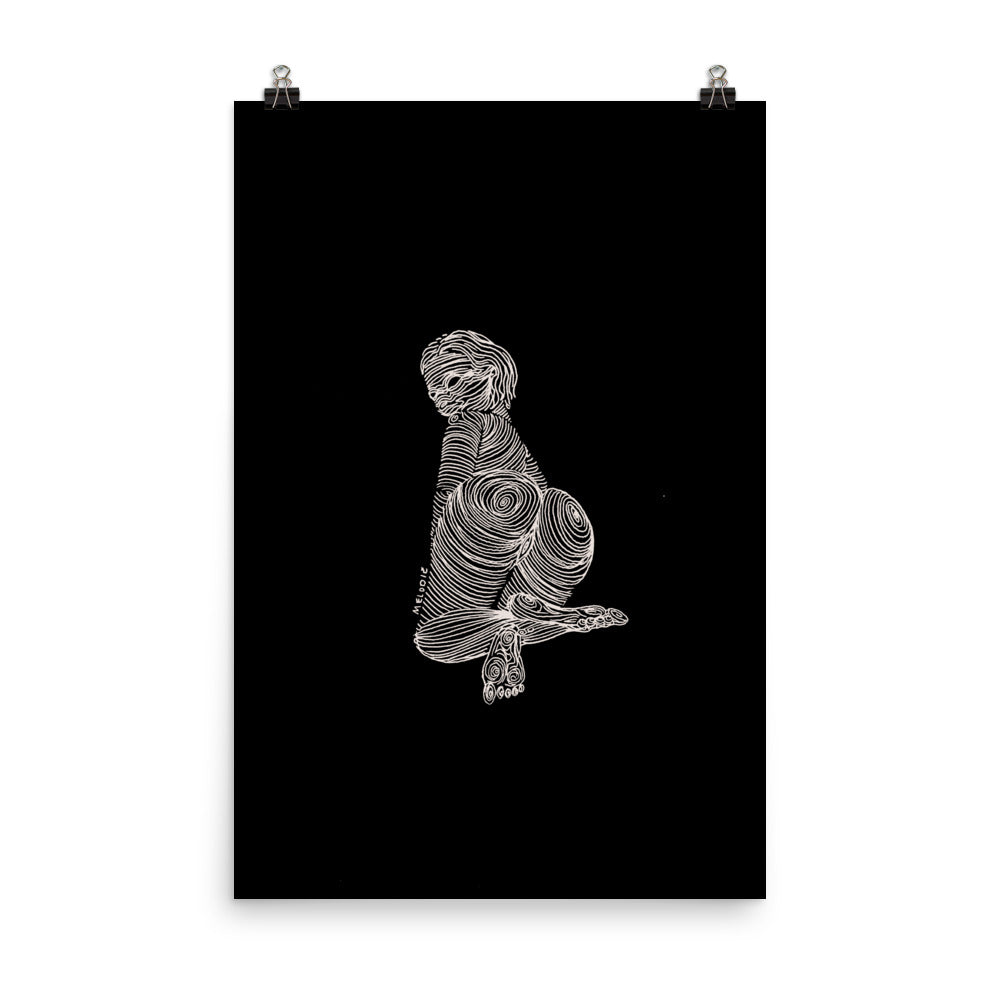 " 7 Deadly Sins + 2 " White Ink Print / Poster