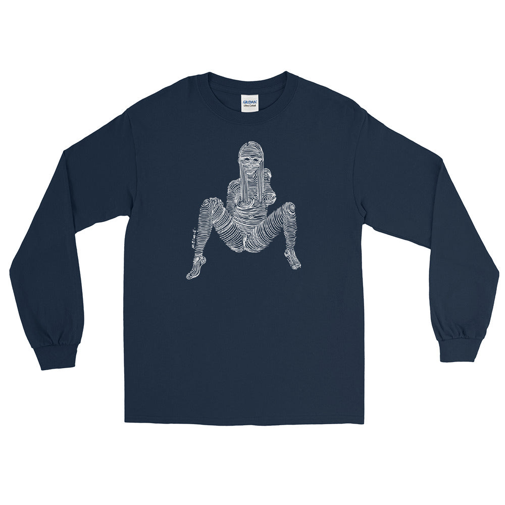 " 1/7 Deadly sins " Front and back Print Dark Men’s Long Sleeve Shirt