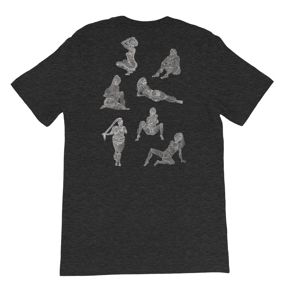 " 5/7 Deadly sins " Front and back Print Dark Short-Sleeve Unisex T-Shirt