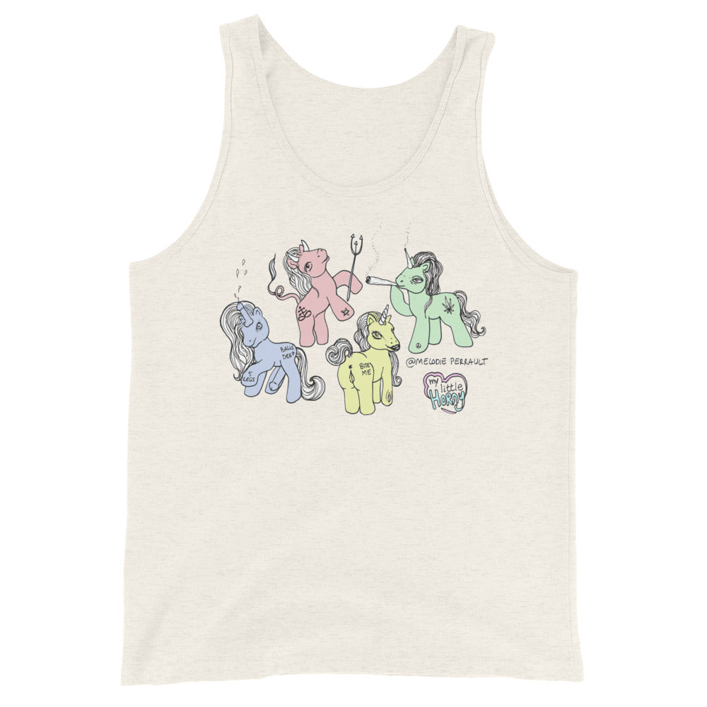 " My Little Horny " Unisex Tank Top