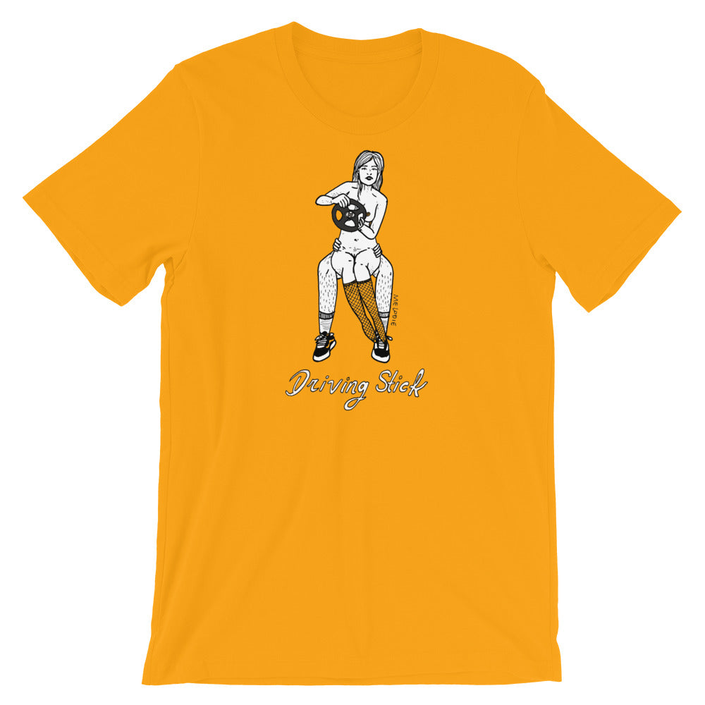 " Driving Stick " Short-Sleeve Unisex T-Shirt