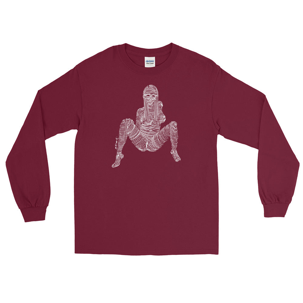" 1/7 Deadly sins " Front and back Print Dark Men’s Long Sleeve Shirt