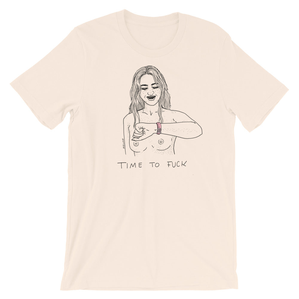" Time To Fuck " Short-Sleeve Unisex T-Shirt