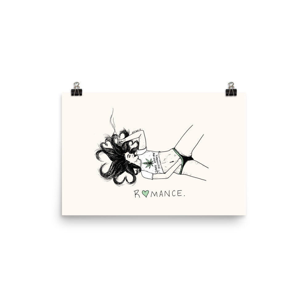 " Romance / Smoke Weed And Masturbate " Print / Poster