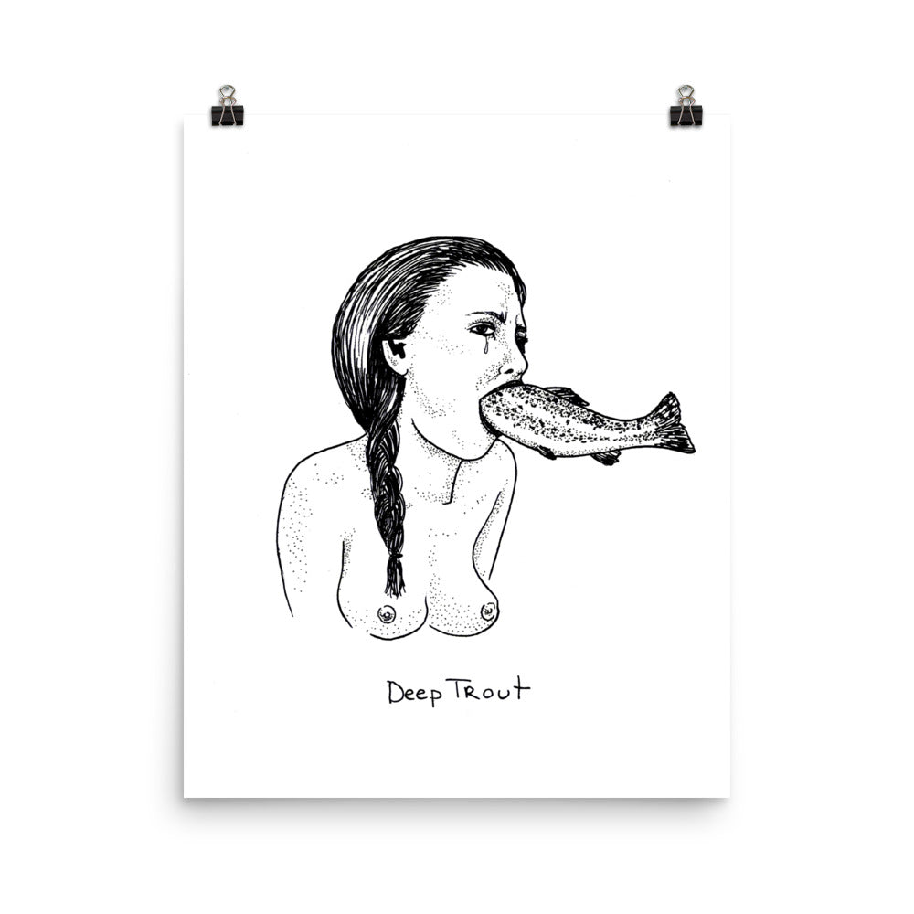 " Deep Trout " Print / Poster