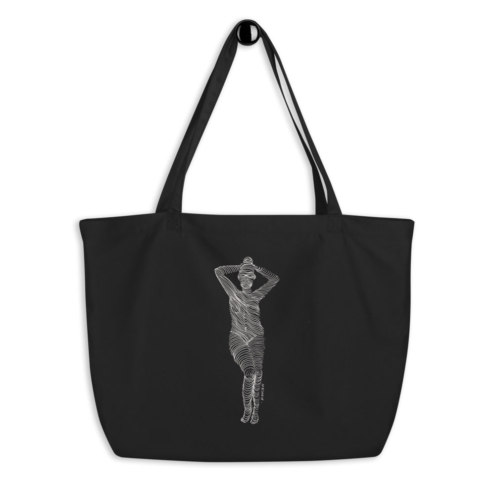 " 7 Deadly Sins + 1 " Large organic tote bag