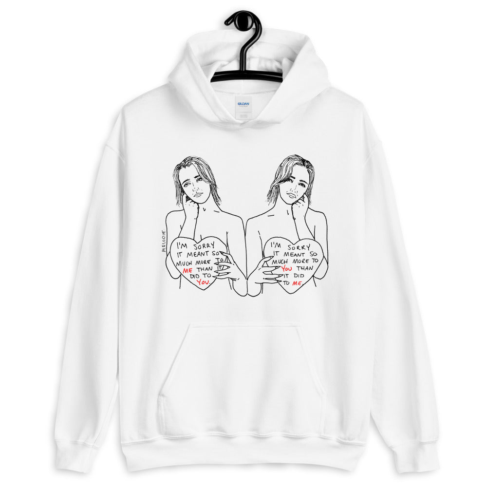 " I'm Sorry " Unisex Hooded Sweatshirt
