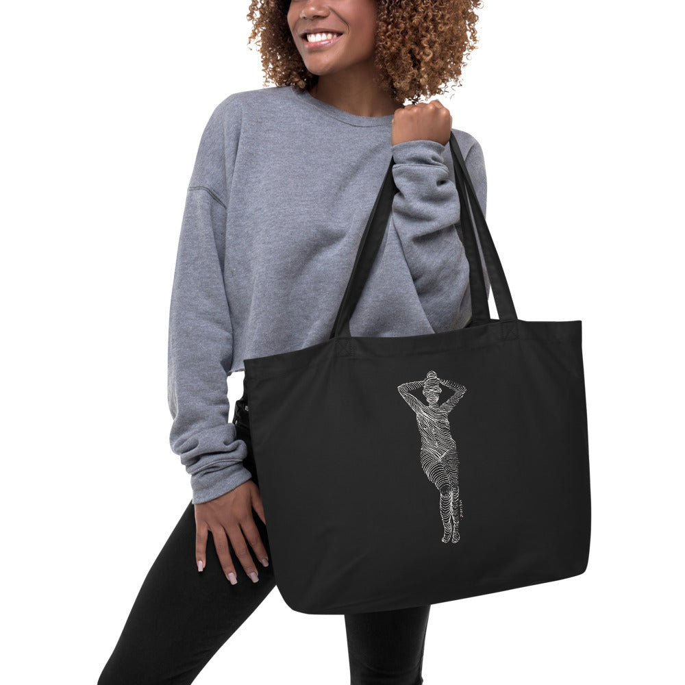 " 7 Deadly Sins + 1 " Large organic tote bag