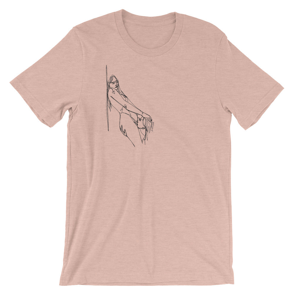 " Happy Meal " Front And Back Print. Unisex Short Sleeve Jersey T-Shirt with Tear Away Label