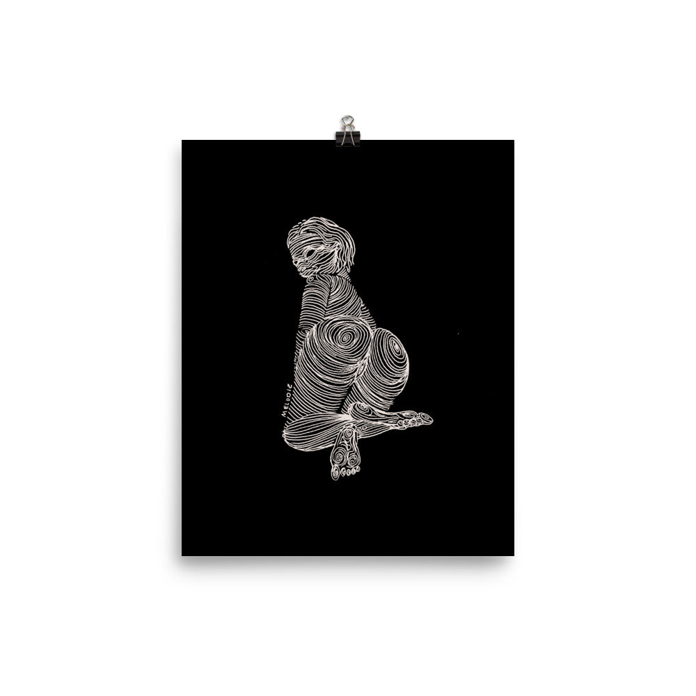 " 7 Deadly Sins + 2 " White Ink Print / Poster