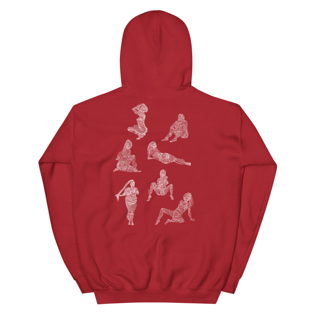 " 4 /7 Deadly sins " Front and back Print Dark Unisex Hoodie