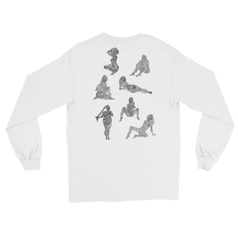 " 4 /7 Deadly sins " Front and back Print Unisex’s Long Sleeve Shirt